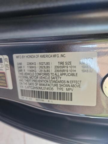 5J8TC2H50ML014535 - 2021 ACURA RDX TECHNOLOGY SILVER photo 13