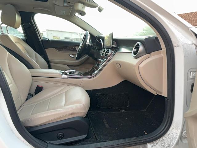 55SWF4KB5FU039867 - 2015 MERCEDES-BENZ C 300 4MATIC WHITE photo 5