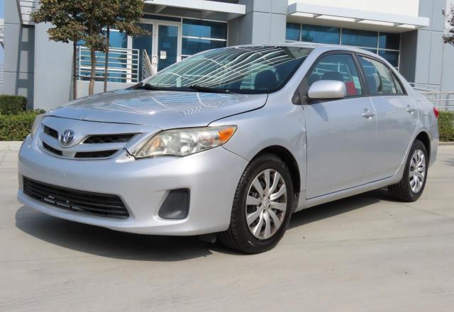 5YFBU4EE6CP063882 - 2012 TOYOTA COROLLA BASE SILVER photo 2