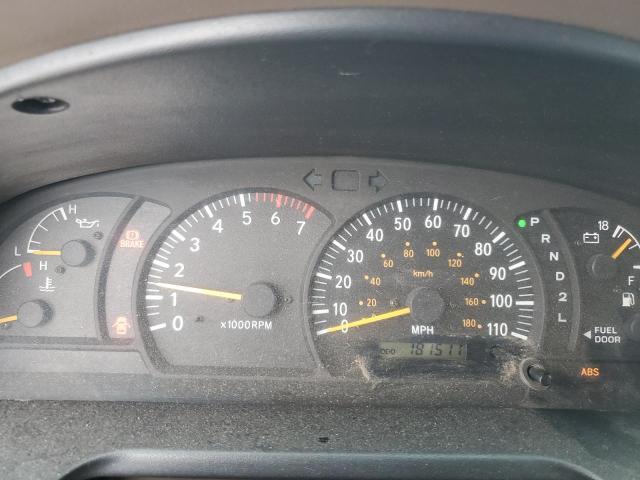 5TBDT44104S440038 - 2004 TOYOTA TUNDRA DOUBLE CAB SR5 BURGUNDY photo 9