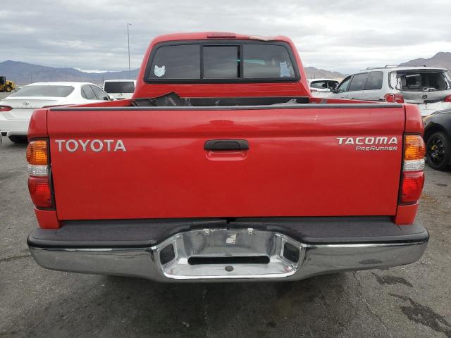 5TEGM92N74Z423437 - 2004 TOYOTA TACOMA DOUBLE CAB PRERUNNER RED photo 6