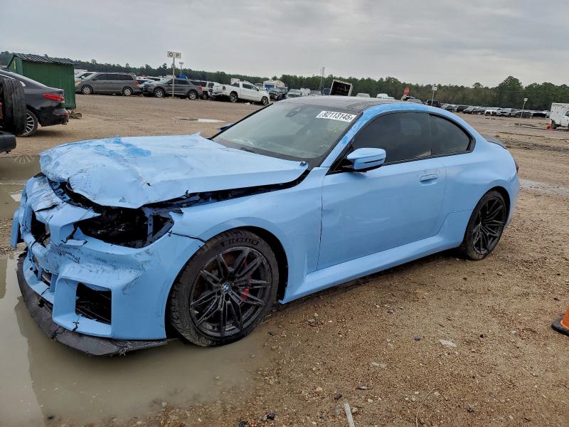 3MF13DM04R8E42079 - 2024 BMW M2 BLUE photo 1