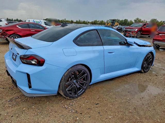 3MF13DM04R8E42079 - 2024 BMW M2 BLUE photo 3