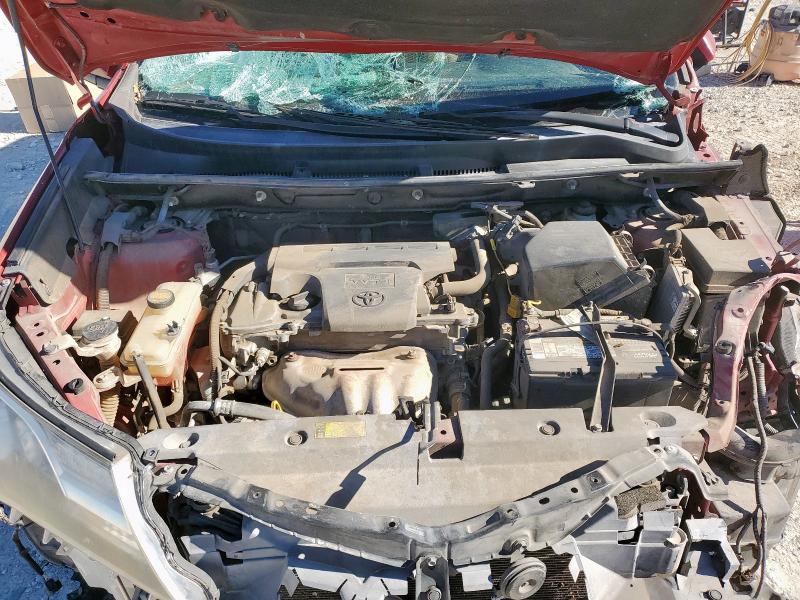 2T3DFREV3DW008524 - 2013 TOYOTA RAV4 LIMITED 红色 照片 12
