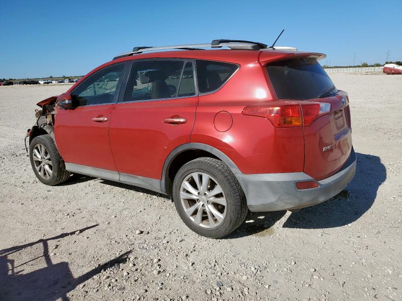 2T3DFREV3DW008524 - 2013 TOYOTA RAV4 LIMITED 红色 照片 2
