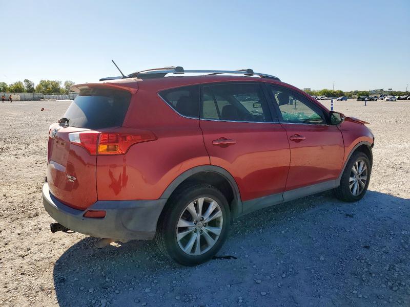 2T3DFREV3DW008524 - 2013 TOYOTA RAV4 LIMITED 红色 照片 3