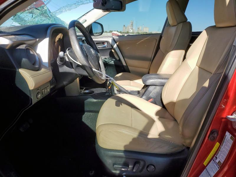 2T3DFREV3DW008524 - 2013 TOYOTA RAV4 LIMITED 红色 照片 7