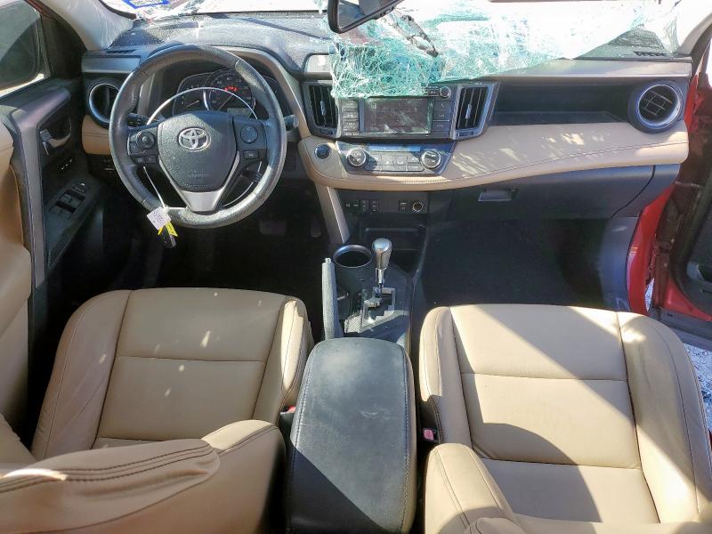 2T3DFREV3DW008524 - 2013 TOYOTA RAV4 LIMITED 红色 照片 8