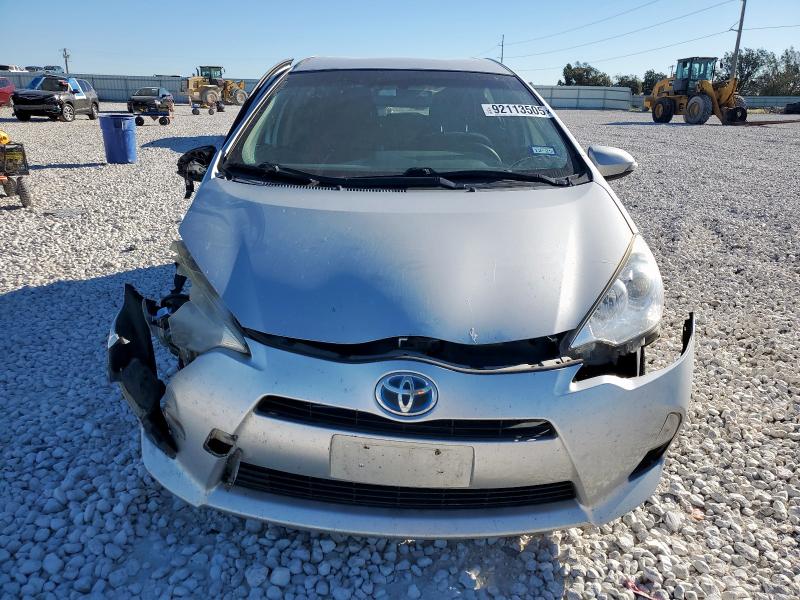 JTDKDTB30C1020723 - 2012 TOYOTA PRIUS C SILVER photo 5