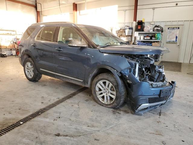 1FM5K8D80JGB65498 - 2018 FORD EXPLORER XLT 蓝色 照片 4