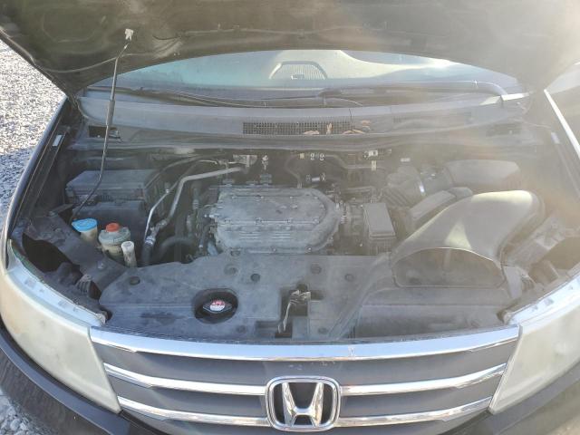 5FNRL5H66CB039220 - 2012 HONDA ODYSSEY EXL BLACK photo 12