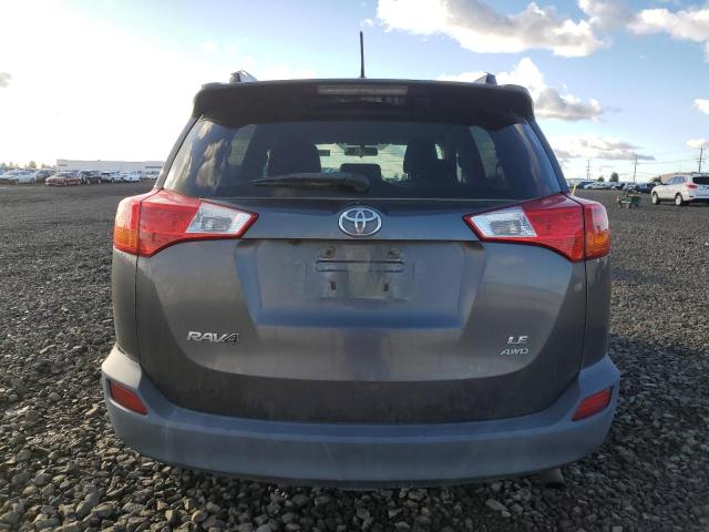 2T3BFREV2DW007968 - 2013 TOYOTA RAV4 LE GRAY photo 6
