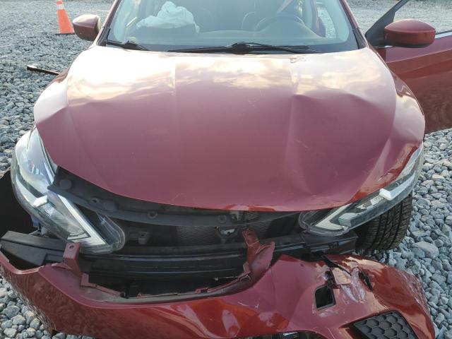 3N1AB7AP4JY291048 - 2018 NISSAN SENTRA S RED photo 11