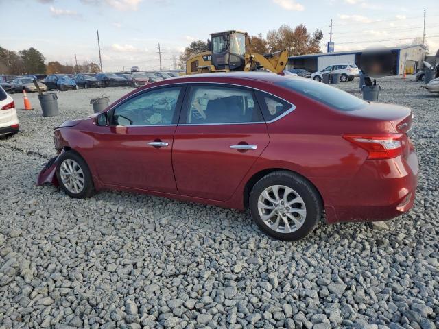 3N1AB7AP4JY291048 - 2018 NISSAN SENTRA S RED photo 2
