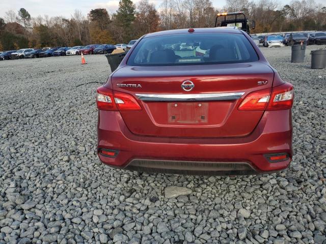 3N1AB7AP4JY291048 - 2018 NISSAN SENTRA S RED photo 6