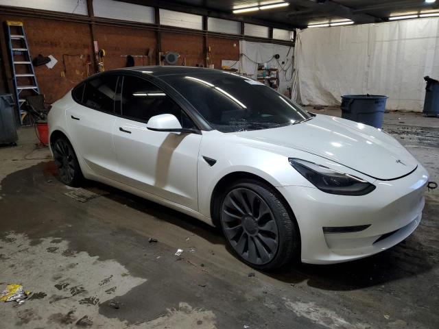 5YJ3E1EC0MF074369 - 2021 TESLA MODEL 3 白色 照片 4