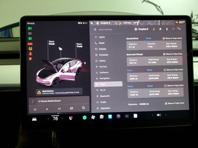 5YJ3E1EC0MF074369 - 2021 TESLA MODEL 3 白色 照片 9