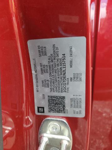 1GCGTDEN2L1157514 - 2020 CHEVROLET COLORADO Z71 RED photo 13