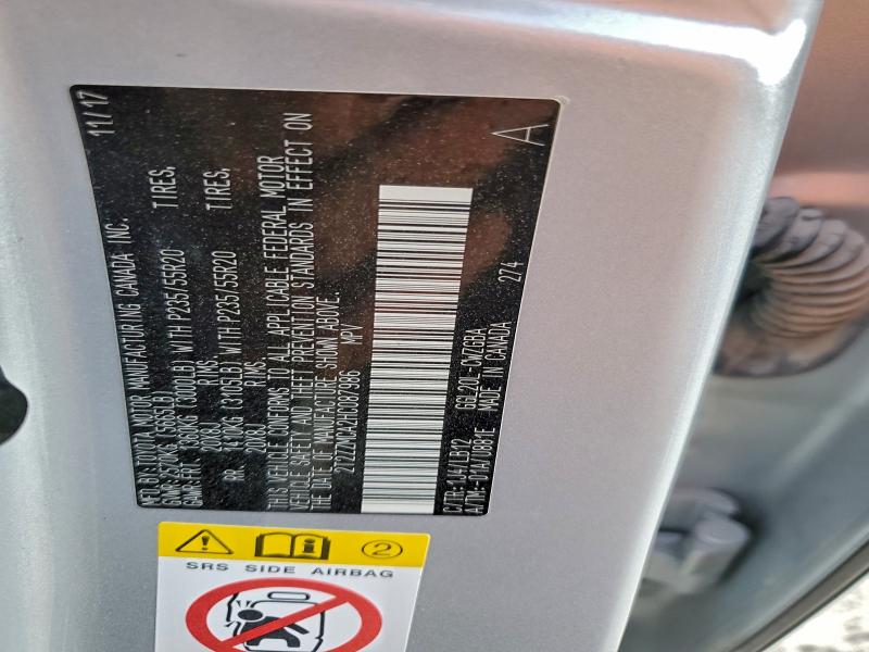 2T2ZZMCA2HC087986 - 2017 LEXUS RX 350 BASE SILVER photo 14