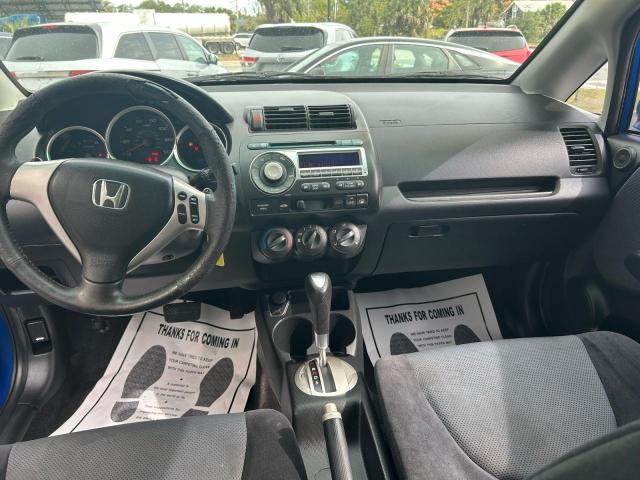 JHMGD38668S012438 - 2008 HONDA FIT SPORT BLUE photo 9