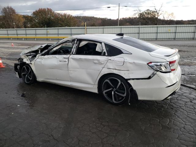 1HGCV1F37NA009660 - 2022 HONDA ACCORD SPORT Ақ фото 2