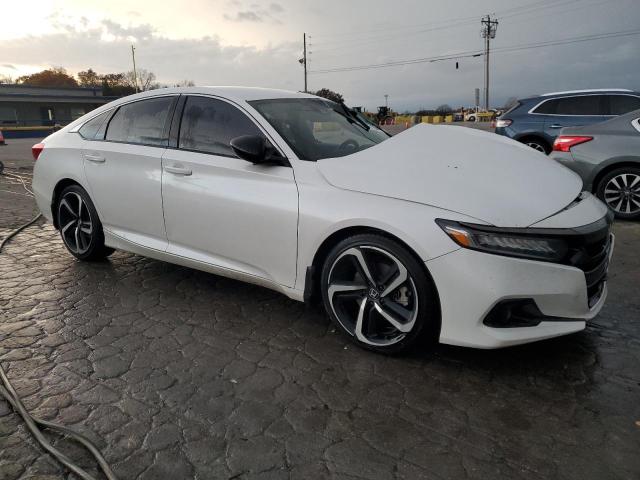 1HGCV1F37NA009660 - 2022 HONDA ACCORD SPORT Ақ фото 4