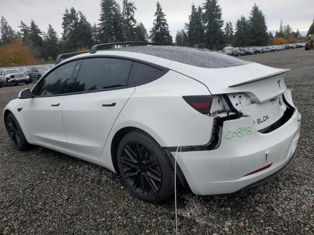 5YJ3E1ECXLF624868 - 2020 TESLA MODEL 3 WHITE photo 2