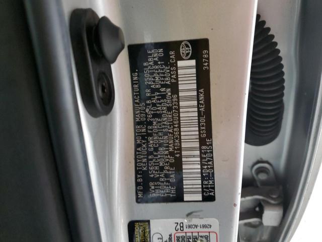 4T1BK36B46U073396 - 2006 TOYOTA AVALON XL SILVER photo 12