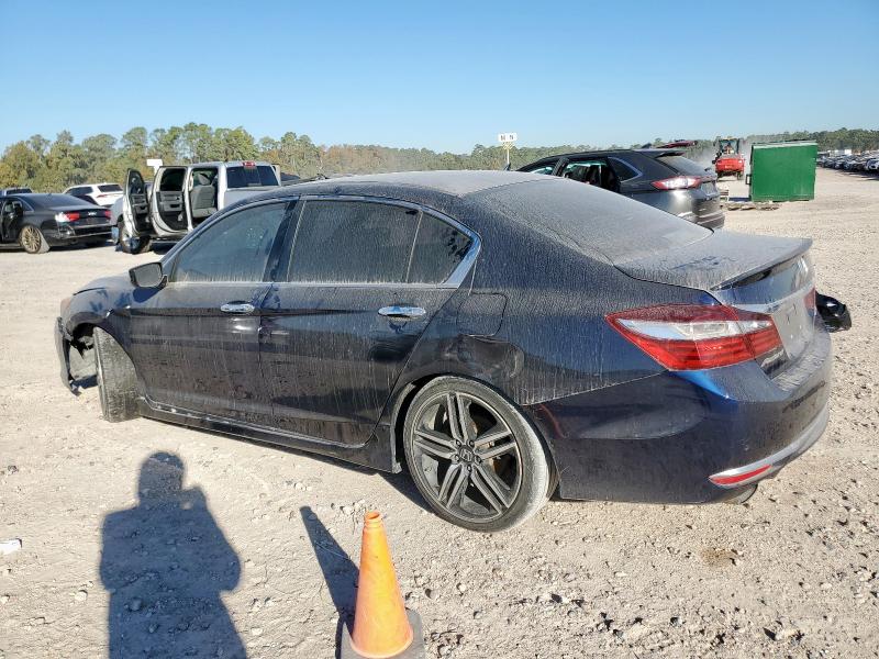 1HGCR2F53GA192280 - 2016 HONDA ACCORD SPORT Көк фото 2