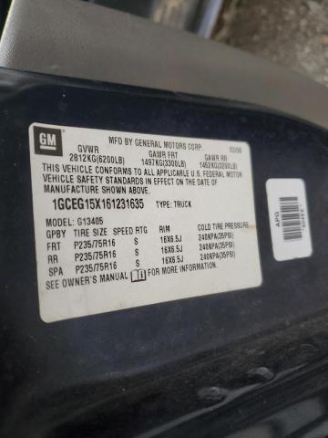 1GCEG15X161231635 - 2006 CHEVROLET EXPRESS G1 蓝色 照片 12