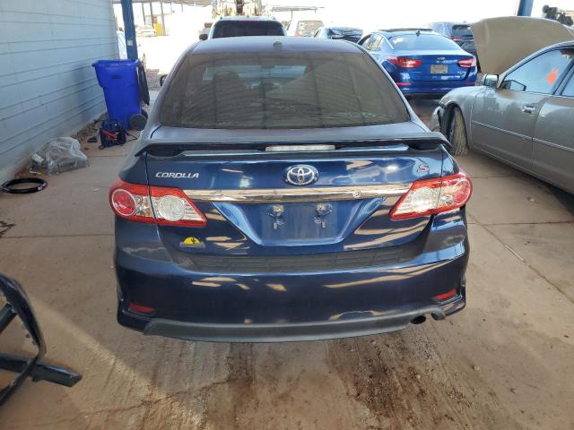 5YFBU4EE0DP113208 - 2013 TOYOTA COROLLA BASE Mavi foto 6