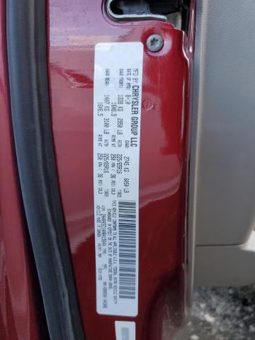 2A4RR5D14AR415644 - 2010 CHRYSLER TOWN & COU TOURING წითელი ფოტო 13