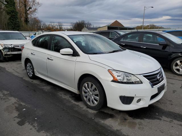 3N1AB7AP4DL729388 - 2013 NISSAN SENTRA S WHITE photo 4