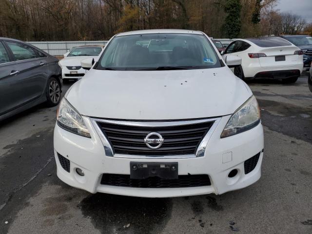3N1AB7AP4DL729388 - 2013 NISSAN SENTRA S WHITE photo 5