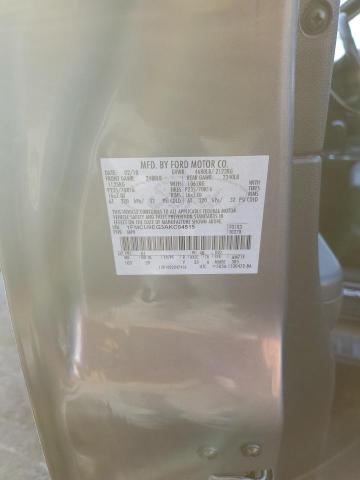 1FMCU9EG3AKC04515 - 2010 FORD ESCAPE LIMITED 灰色 照片 12