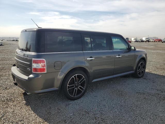 2FMGK5C8XFBA00498 - 2015 FORD FLEX SEL GRAY photo 3