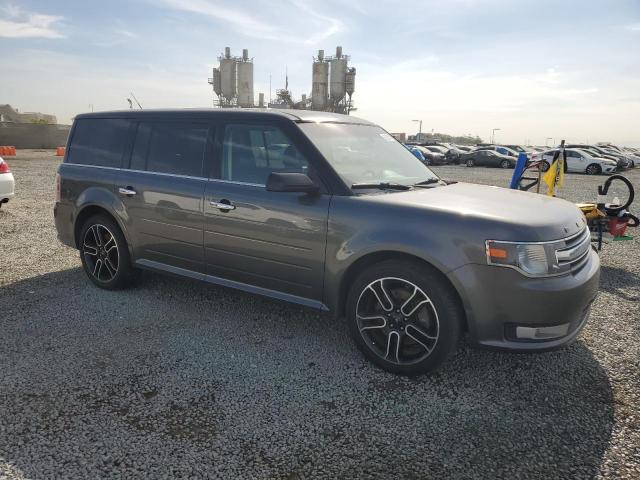 2FMGK5C8XFBA00498 - 2015 FORD FLEX SEL GRAY photo 4