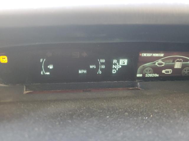 JTDKN3DU5A0218137 - 2010 TOYOTA PRIUS 银色 照片 9