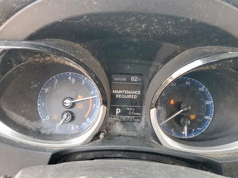 5YFBURHE8GP465711 - 2016 TOYOTA COROLLA L SILVER photo 9