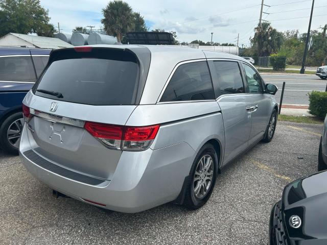 5FNRL5H67EB115787 - 2014 HONDA ODYSSEY EXL SILVER photo 4