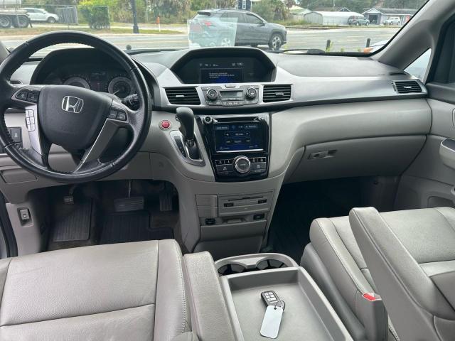 5FNRL5H67EB115787 - 2014 HONDA ODYSSEY EXL SILVER photo 9