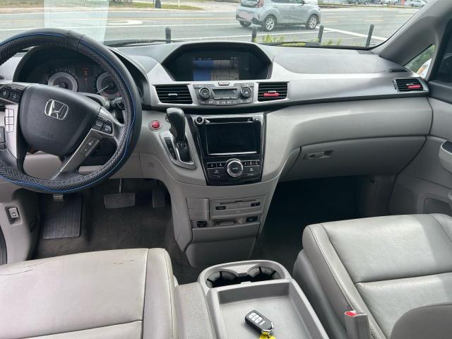 5FNRL5H95FB048456 - 2015 HONDA ODYSSEY TOURING BLUE photo 9