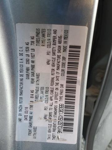 3MYDLBZV5GY136399 - 2016 TOYOTA SCION IA GRAY photo 12