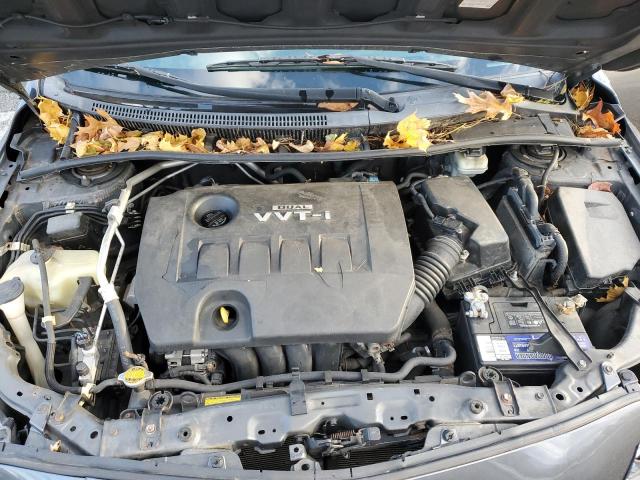 1NXBU4EE5AZ350349 - 2010 TOYOTA COROLLA BASE GRAY photo 11