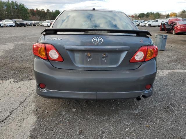 1NXBU4EE5AZ350349 - 2010 TOYOTA COROLLA BASE GRAY photo 6