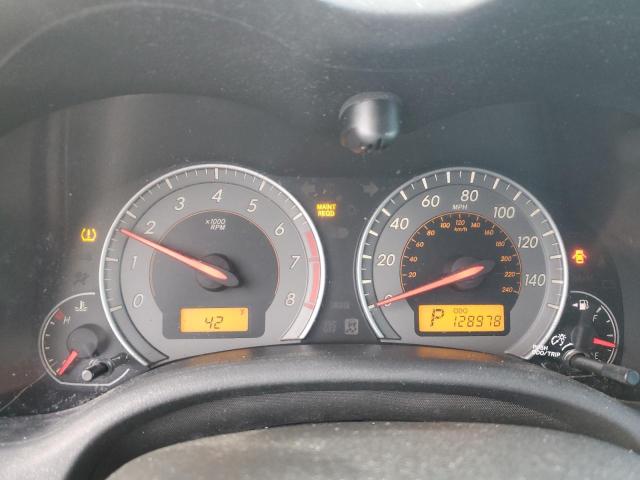 1NXBU4EE5AZ350349 - 2010 TOYOTA COROLLA BASE GRAY photo 9