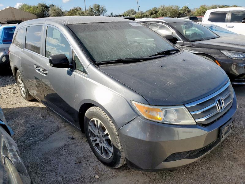 5FNRL5H44DB012405 - 2013 HONDA ODYSSEY EX Gris photo 4
