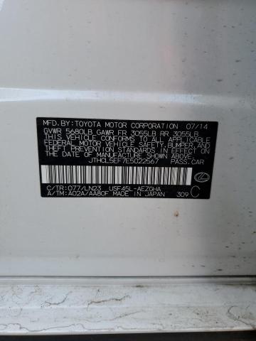 JTHCL5EF7E5022567 - 2014 LEXUS LS 460 WHITE photo 12
