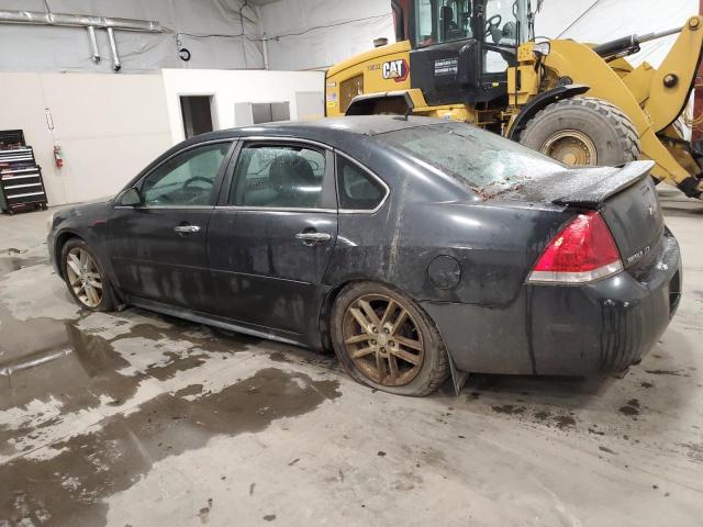 2G1WC5E30C1151522 - 2012 CHEVROLET IMPALA LTZ BLACK photo 2