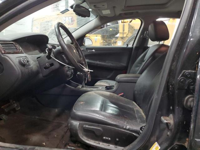 2G1WC5E30C1151522 - 2012 CHEVROLET IMPALA LTZ BLACK photo 7